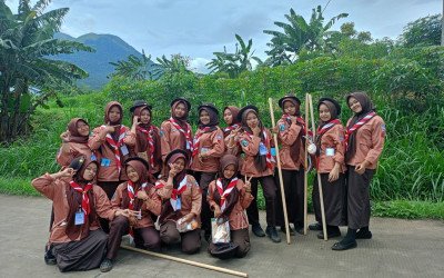 Penerimaan Tamu Ambalan Hayam Wuruk dan Gayatri 2026 Berlangsung Meriah dan Penuh Makna